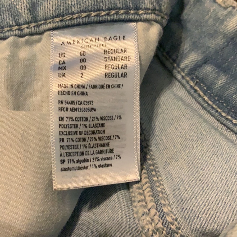 American Eagle high rise Jegging 00 - Picture 5 of 6